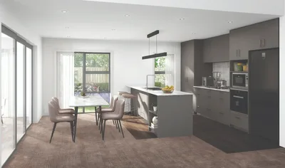 KITCHEN image with carpet